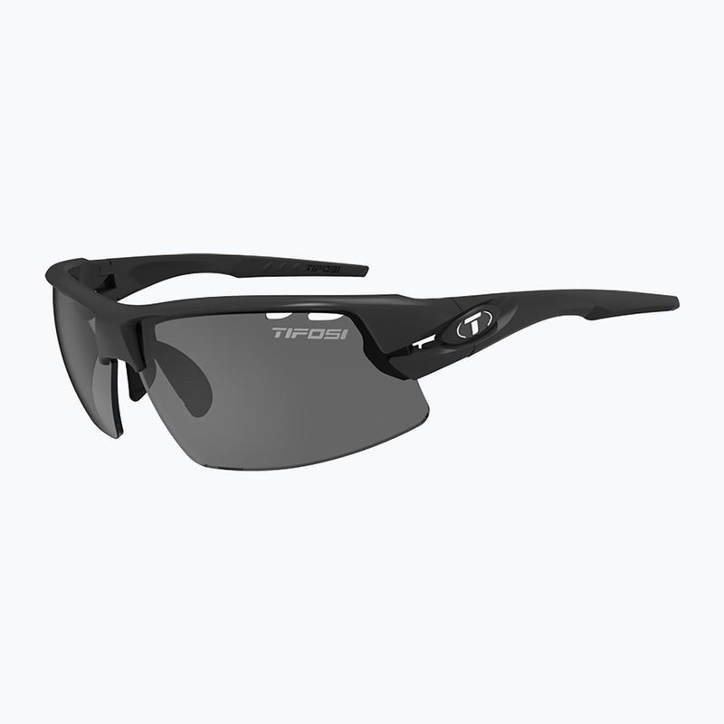 Okulary przeciwsłoneczne Tifosi Crit matte black/smoke/ac red/clear 6