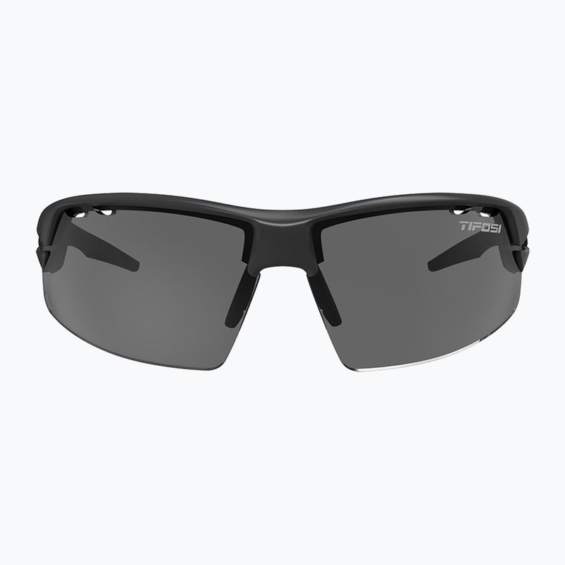 Okulary przeciwsłoneczne Tifosi Crit matte black/smoke/ac red/clear 7