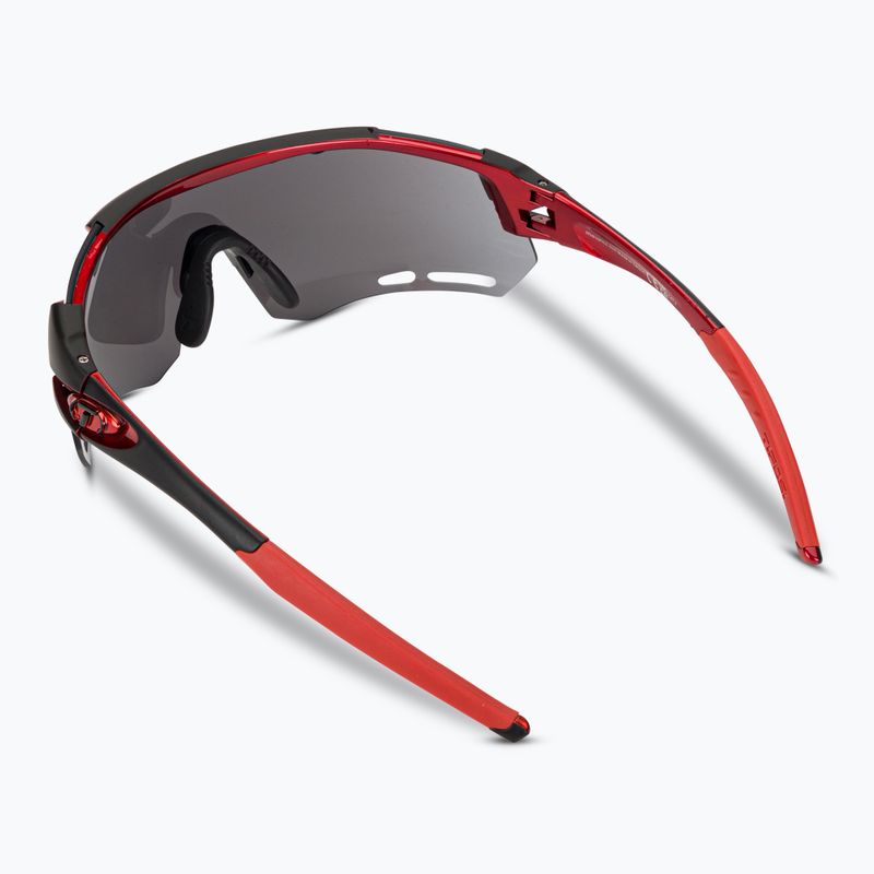Okulary przeciwsłoneczne Tifosi Alliant black red/smoke/ac red/clear 3