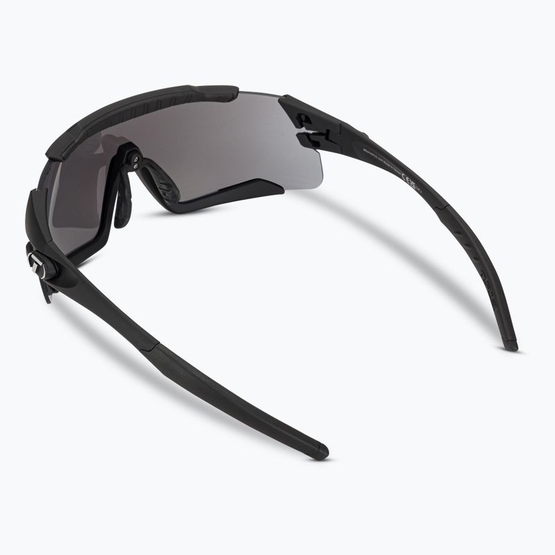 Okulary przeciwsłoneczne Tifosi Aethon matte black/smoke/ac red/clear 3