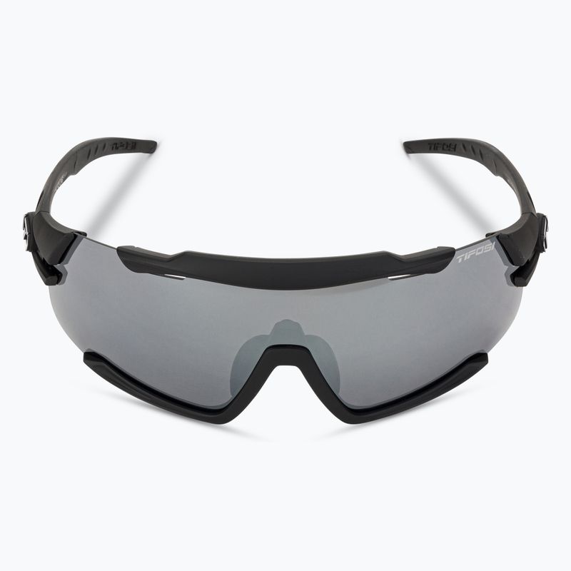 Okulary przeciwsłoneczne Tifosi Aethon matte black/smoke/ac red/clear 4