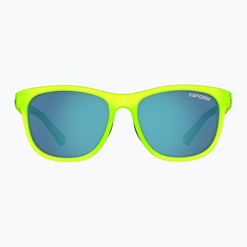 Okulary przeciwsłoneczne Tifosi Swank satin electric green/smoke bright blue 2