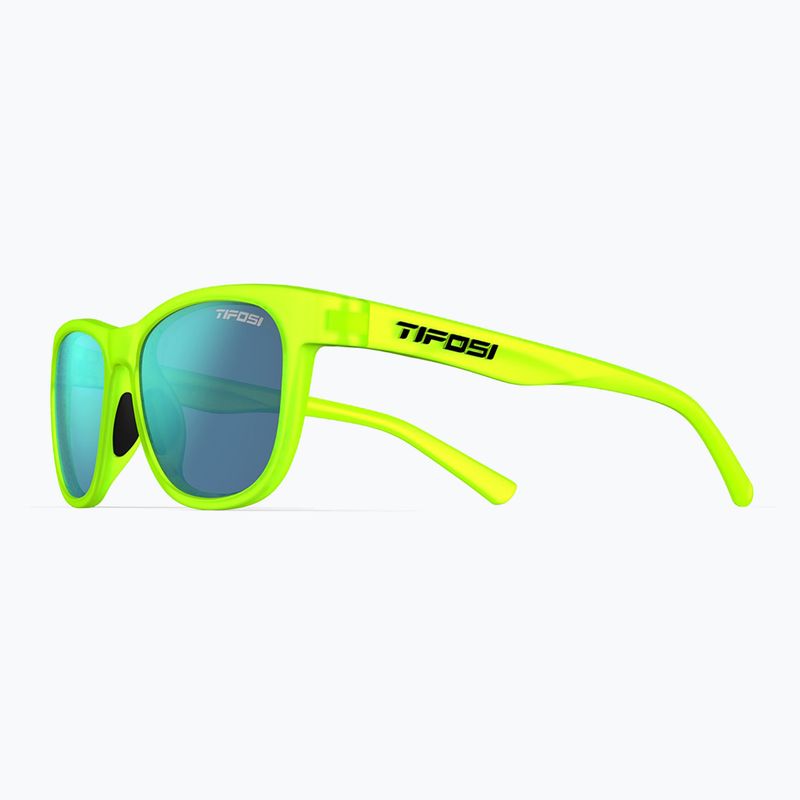 Okulary przeciwsłoneczne Tifosi Swank satin electric green/smoke bright blue 4