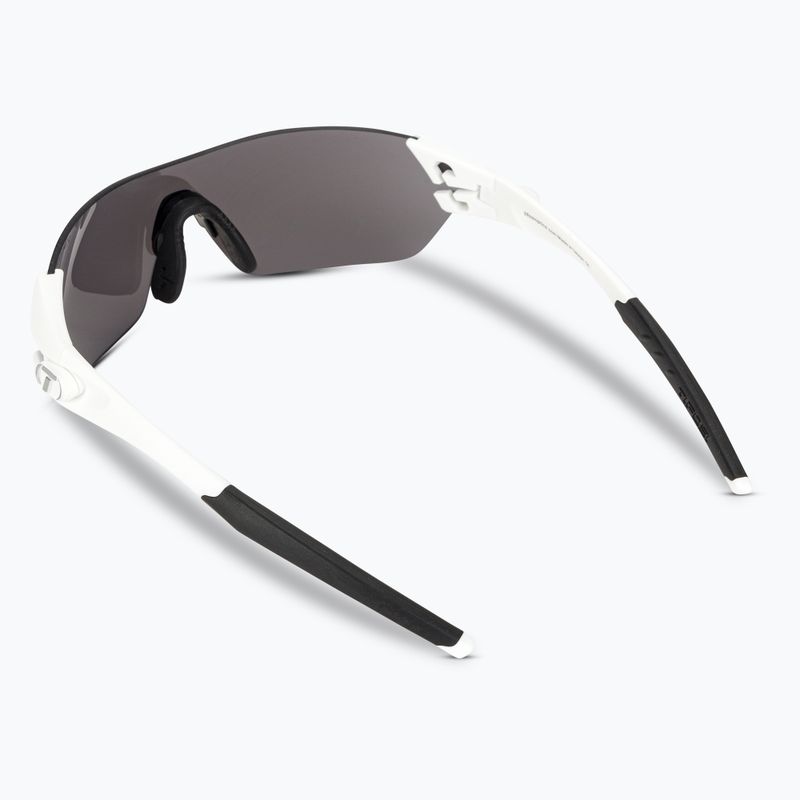 Okulary przeciwsłoneczne Tifosi Slice matte white/smoke/ac red/clear 3
