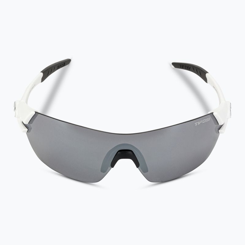 Okulary przeciwsłoneczne Tifosi Slice matte white/smoke/ac red/clear 4