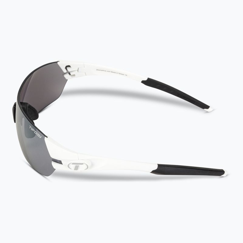 Okulary przeciwsłoneczne Tifosi Slice matte white/smoke/ac red/clear 5