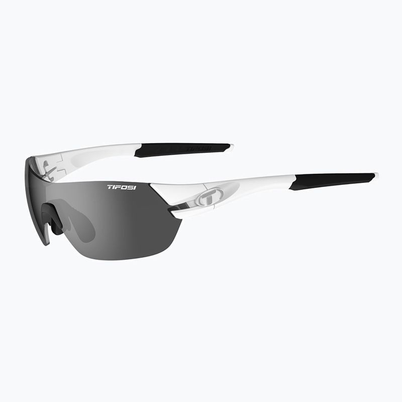 Okulary przeciwsłoneczne Tifosi Slice matte white/smoke/ac red/clear 6