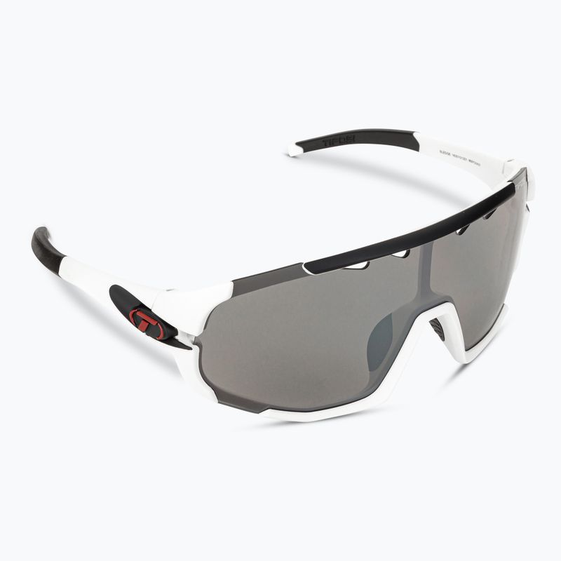 Okulary przeciwsłoneczne Tifosi Sledge matte white/smoke/ac red/clear 2