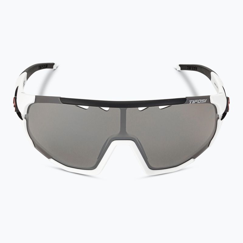 Okulary przeciwsłoneczne Tifosi Sledge matte white/smoke/ac red/clear 4