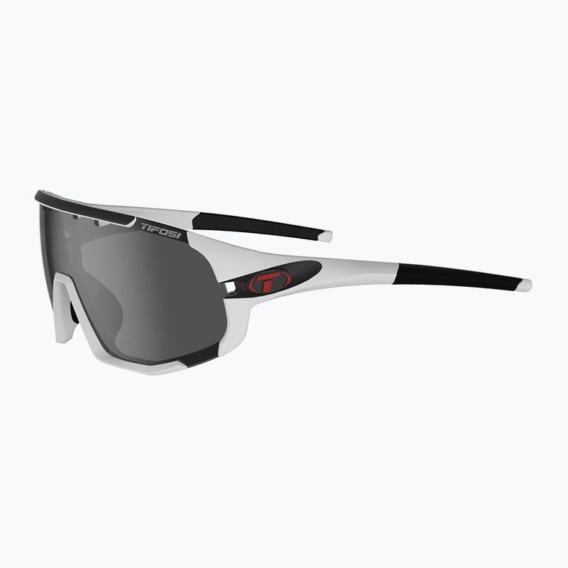 Okulary przeciwsłoneczne Tifosi Sledge matte white/smoke/ac red/clear 6