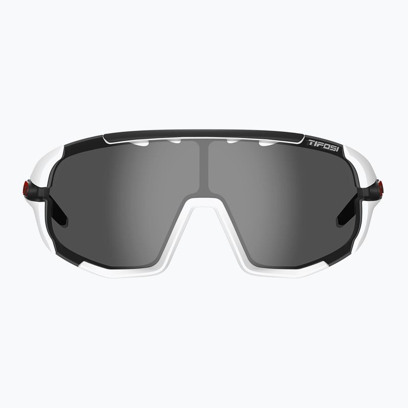 Okulary przeciwsłoneczne Tifosi Sledge matte white/smoke/ac red/clear 7