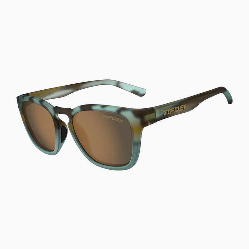 Okulary przeciwsłoneczne Tifosi Smirk Polarized matte blue tortoise/brown