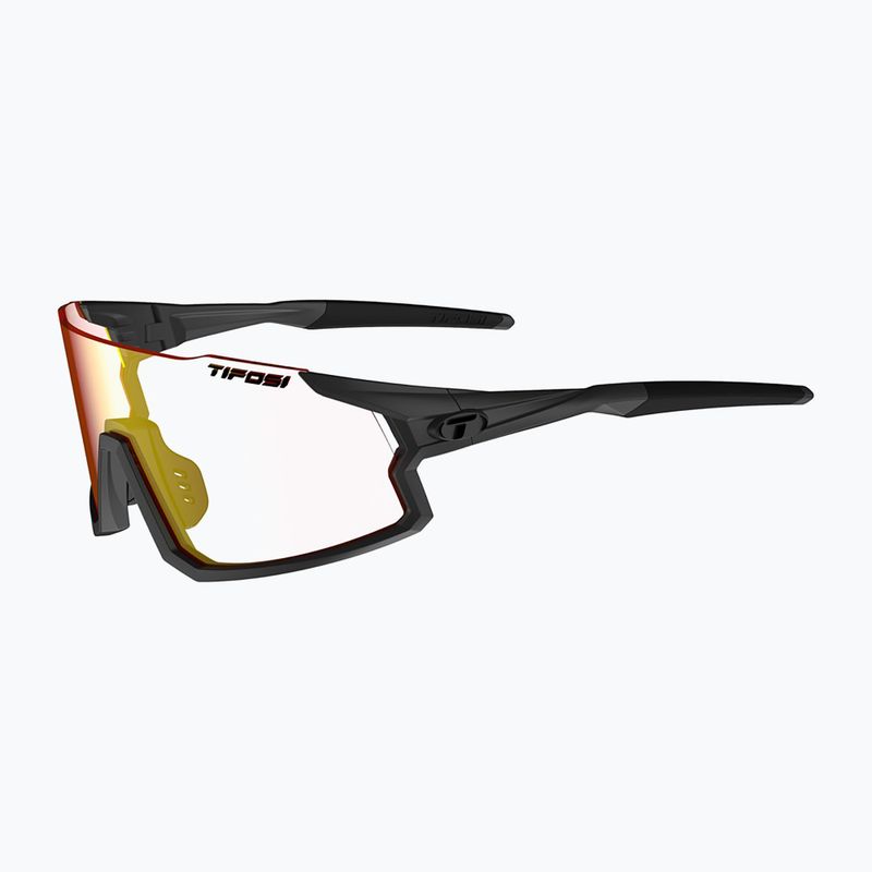 Okulary przeciwsłoneczne Tifosi Stash Clarion Fototec matte gunmetal/clarion red fotochrom
