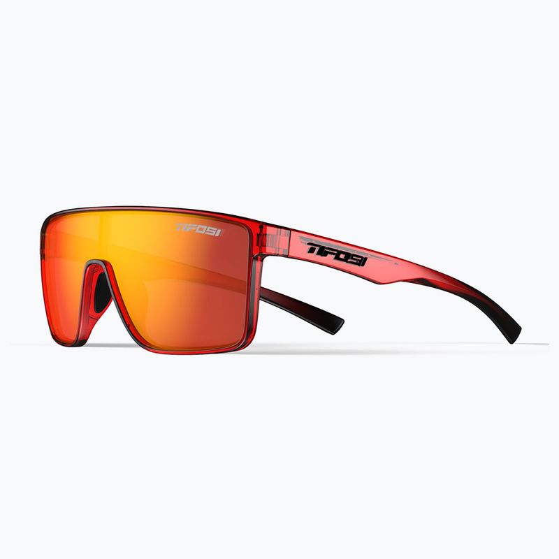 Okulary przeciwsłoneczne Tifosi Sanctum crystal red fade/smoke red 3