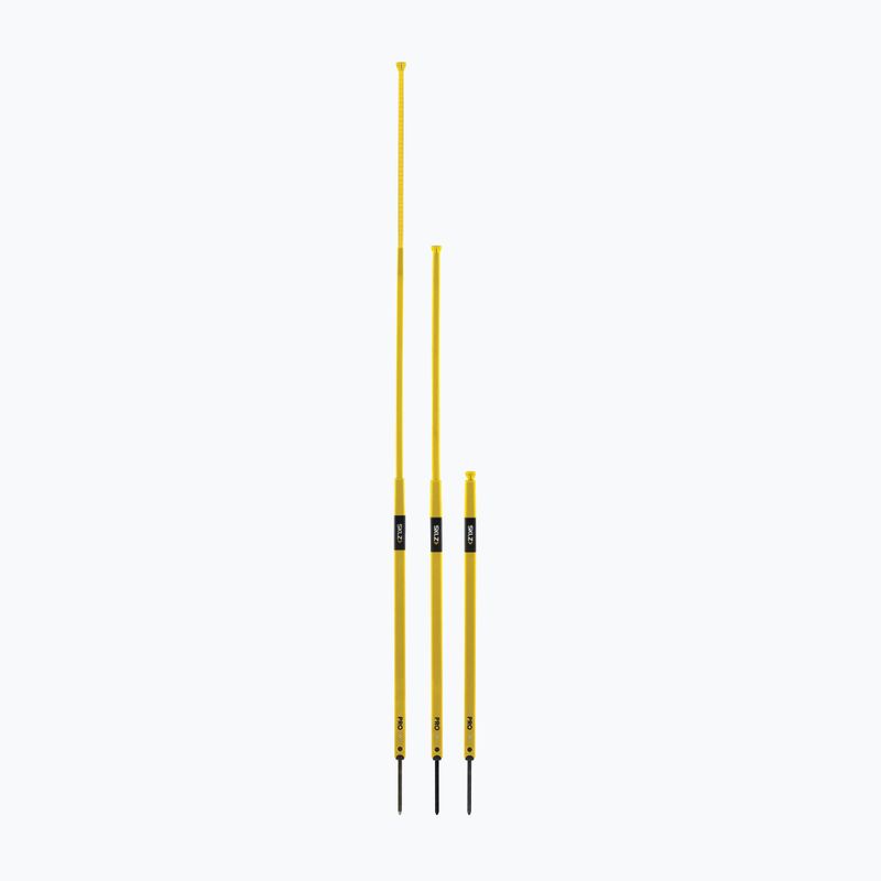 Tyczki treningowe teleskopowe SKLZ Pro Training Agility Poles żółte 2321 2