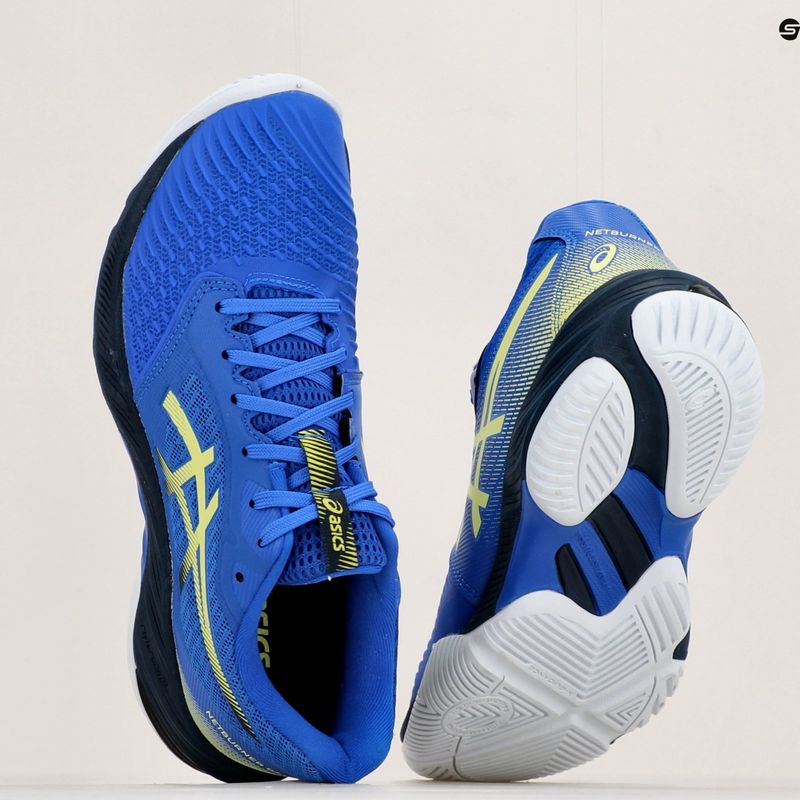 Buty męskie ASICS Netburner Ballistic FF 3 illusion blue/ glow yellow 13