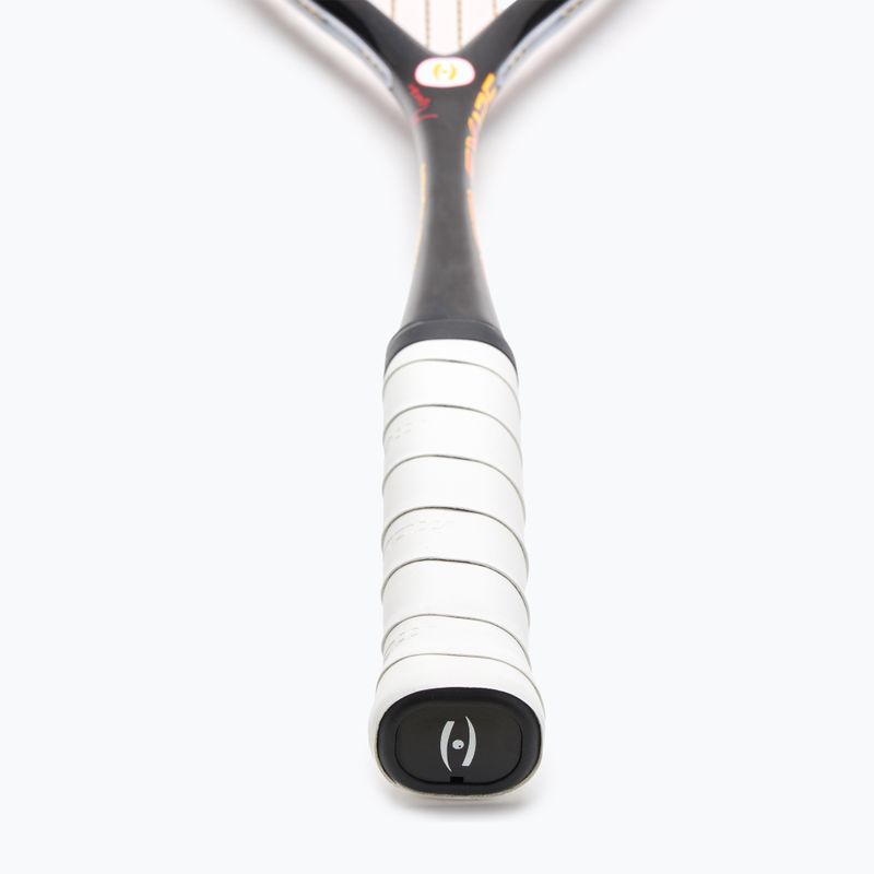 Rakieta do squasha Harrow Reflex 125 Tarek Momen Signature black/ red/ yellow 3