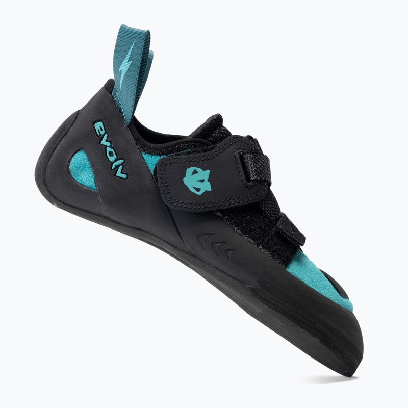 Buty wspinaczkowe damskie Evolv Kira teal 2