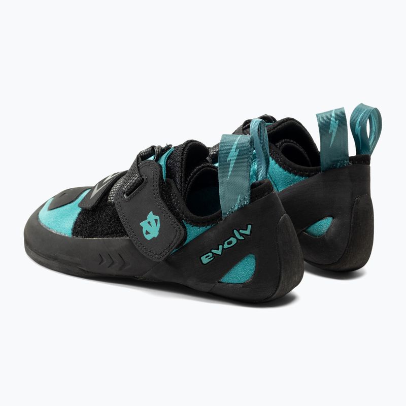 Buty wspinaczkowe damskie Evolv Kira teal 3