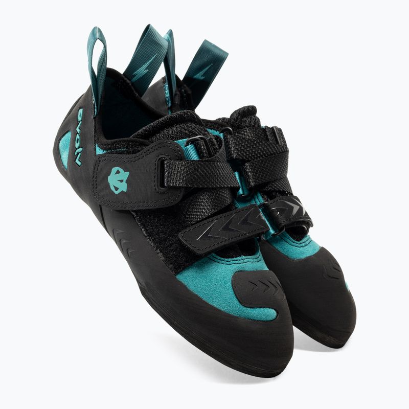 Buty wspinaczkowe damskie Evolv Kira teal 5