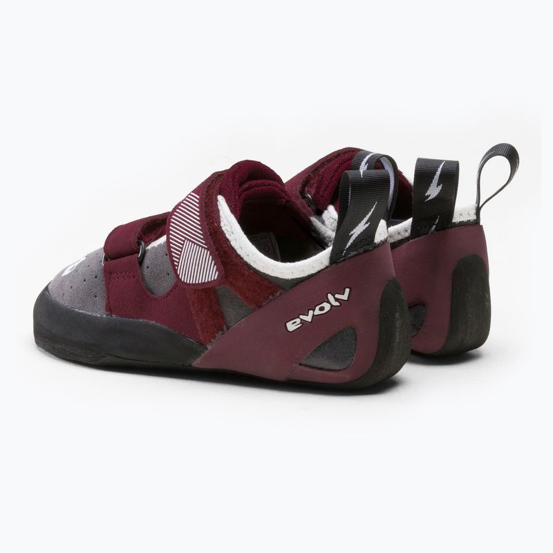 Buty wspinaczkowe damskie Evolv Elektra grey/merlot 3