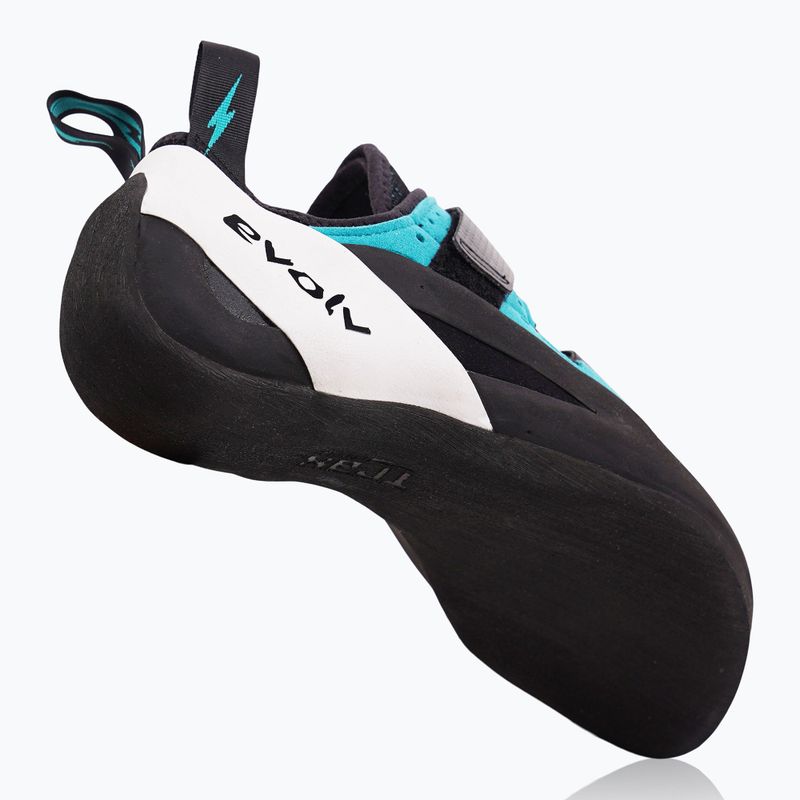 Buty wspinaczkowe męskie Evolv Geshido black/teal/white 2