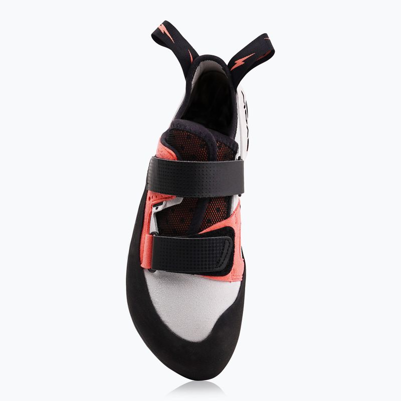Buty wspinaczkowe damskie Evolv Geshido white/coral/black 3