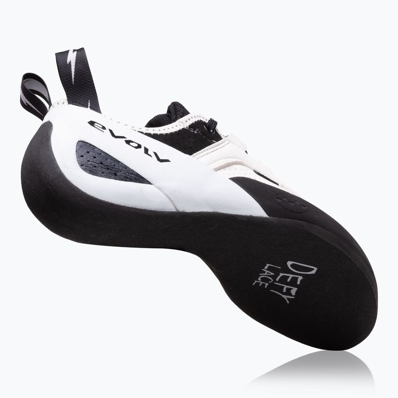Buty wspinaczkowe męskie Evolv Defy Lace gray/ black 3