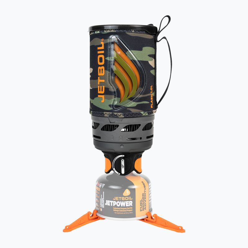 Kuchenka turystyczna Jetboil New Flash Personal Cooking System dark camo 2