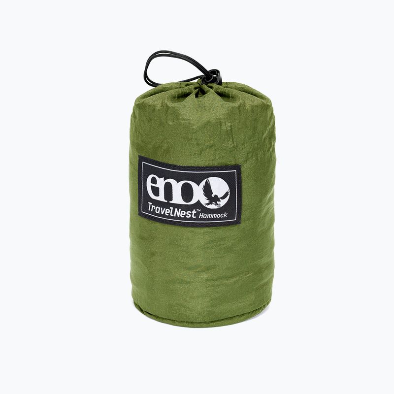 Hamak turystyczny ENO Travel Nest + Straps Combo moss 3