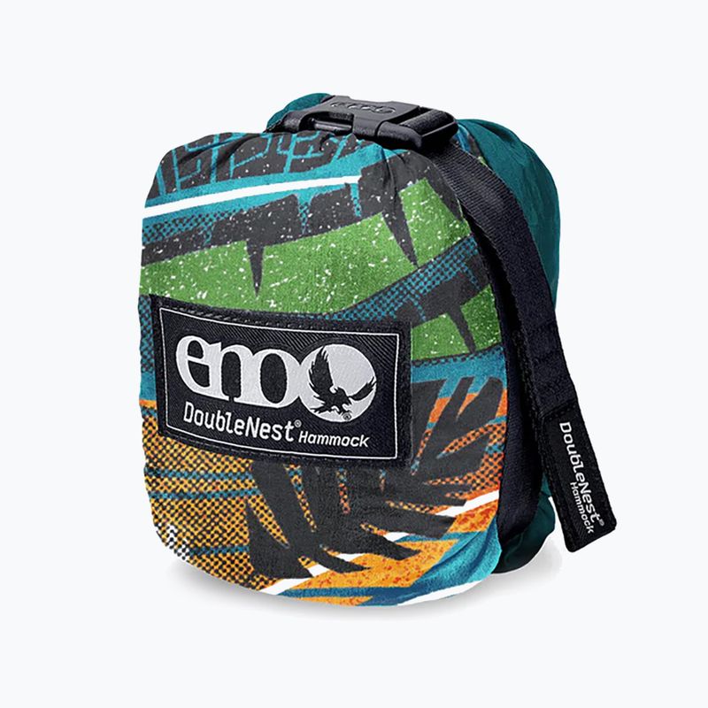 Hamak turystyczny ENO DoubleNest Print surf break/marine 2