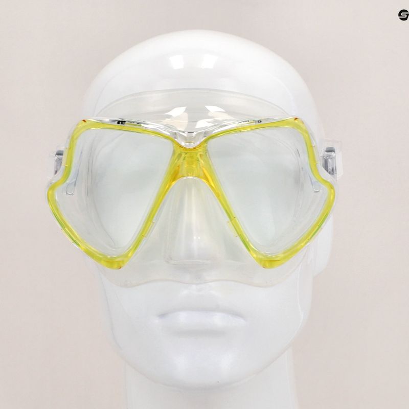Maska do snorkelingu Mares Wahoo yellow/clear 8
