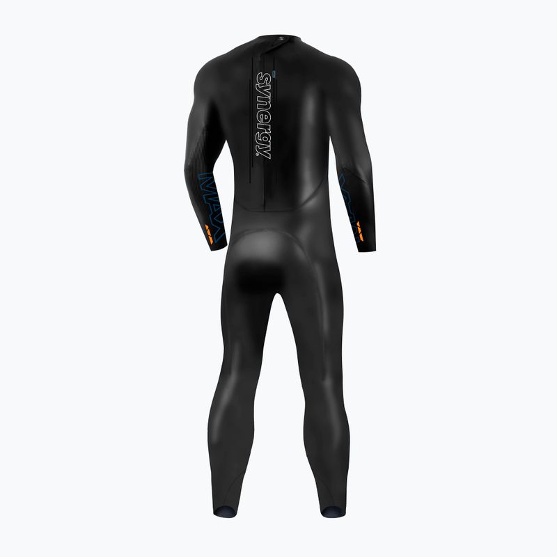 Kombinezon triathlonowy męski Synergy Hyperion Full Sleeve Triathlon black 2