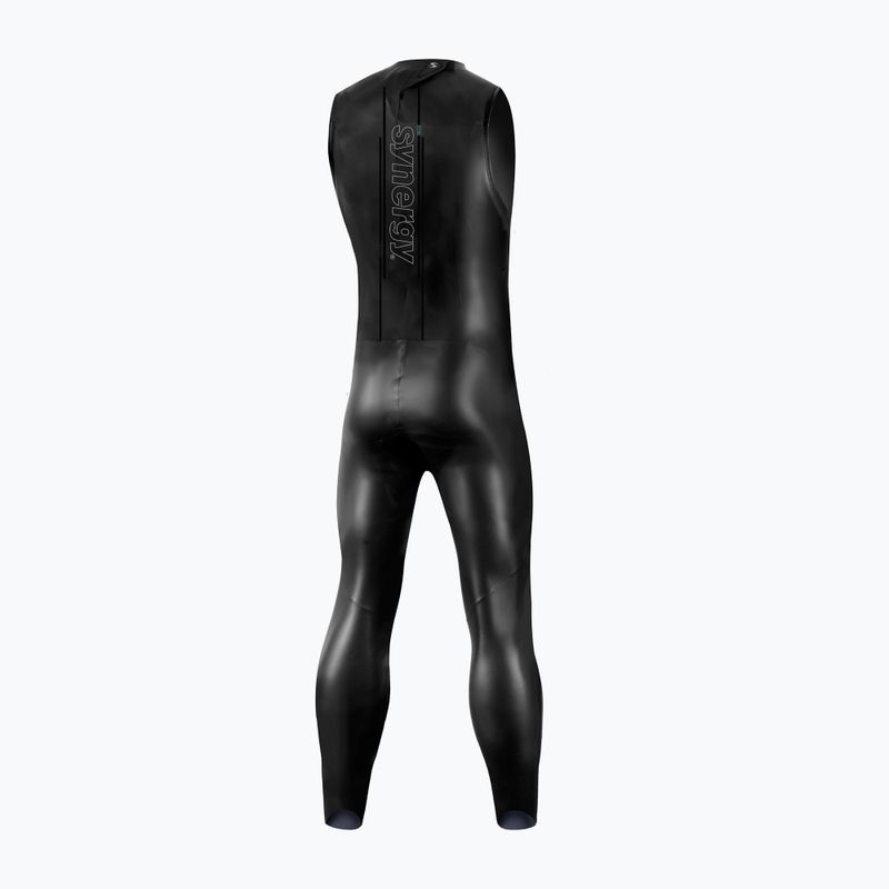 Kombinezon triathlonowy męski Synergy 3/2 mm Hyperion Sleeveless Triathlon black 2