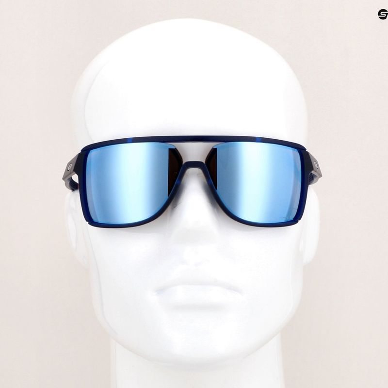 Okulary przeciwsłoneczne Oakley Castel matte trans blue/prizm deep water polarized 14