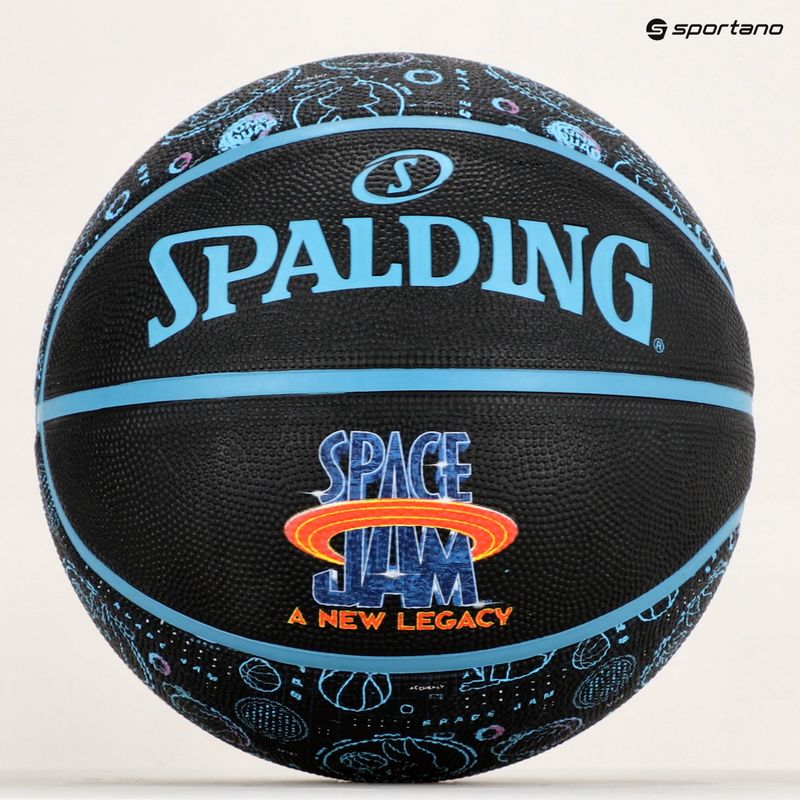 Piłka do koszykówki Spalding Tune Squad niebieska/czarna rozmiar 7 5