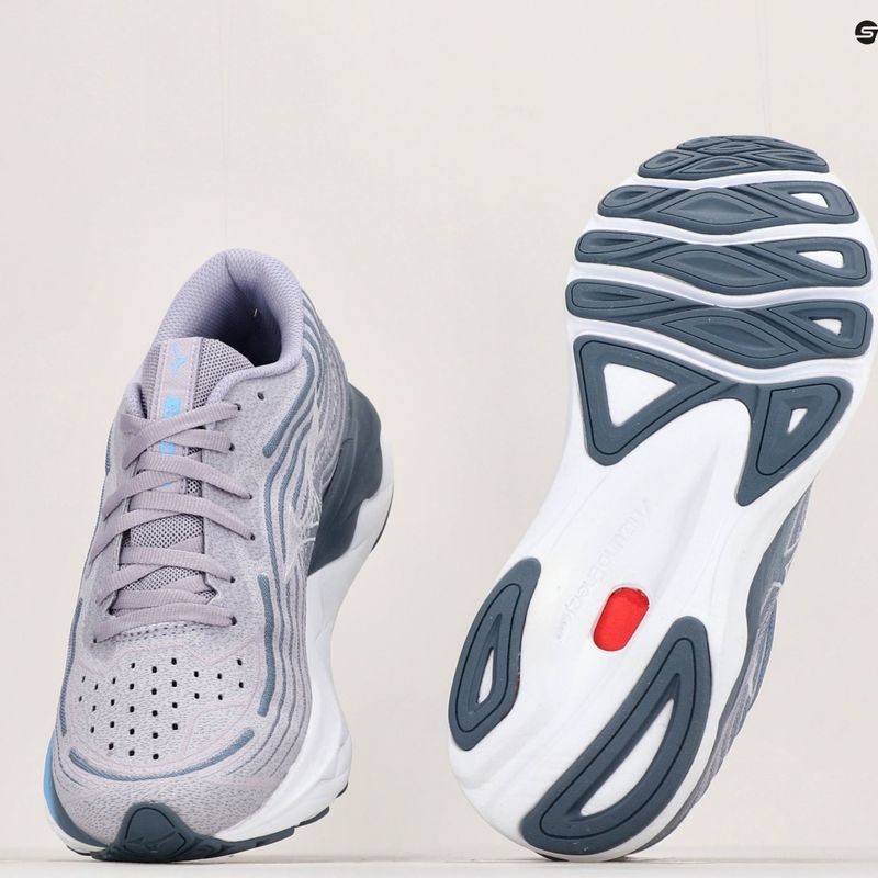 Buty do biegania damskie Mizuno Wave Skyrise 4 wisteria/white/chinablue 13