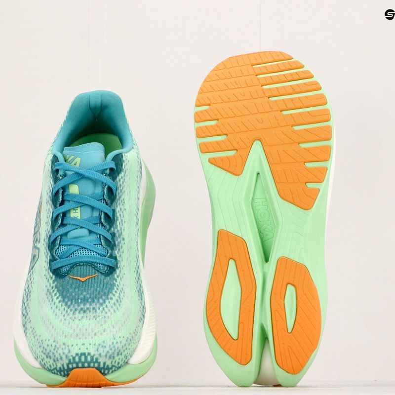 Buty do biegania męskie HOKA Mach X ocean mist/lime glow 25