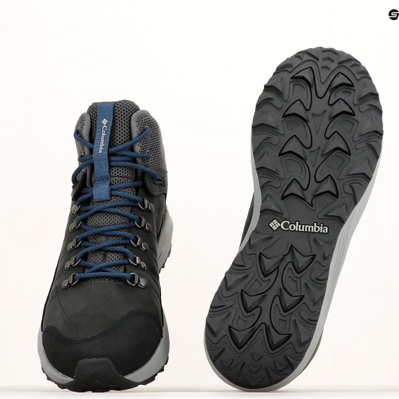Buty trekkingowe męskie Columbia Trailstorm Crest Mid WP shark/admiral 21