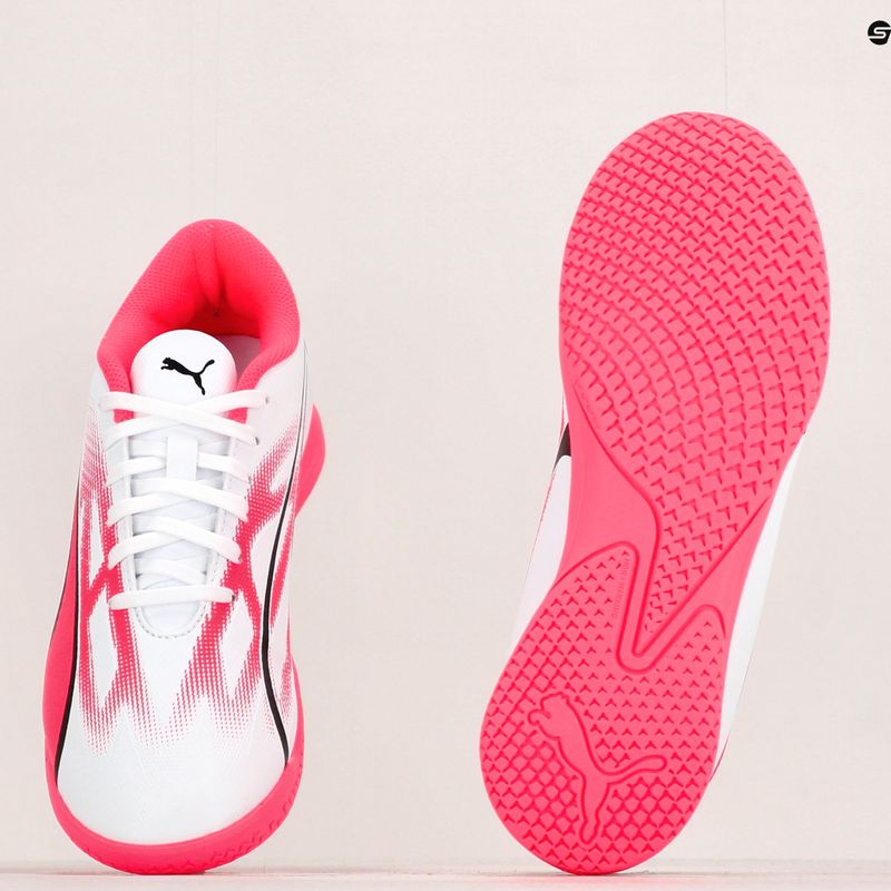 Buty piłkarskie dziecięce PUMA Ultra Play IT puma white/puma black/fire orchid 17