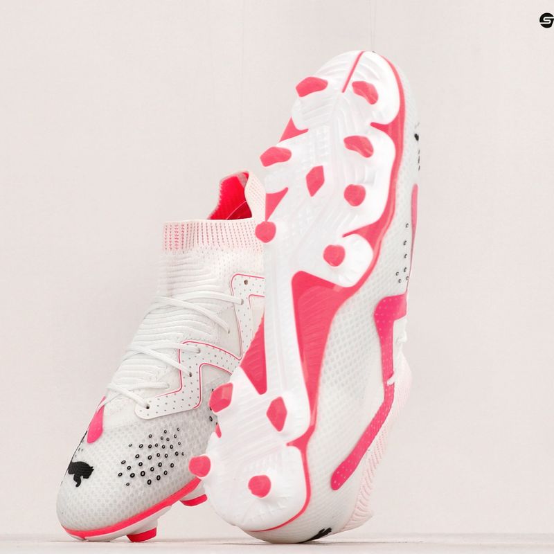 Buty piłkarskie dziecięce PUMA Future Pro FG/AG puma white/puma black/fire orchid 16