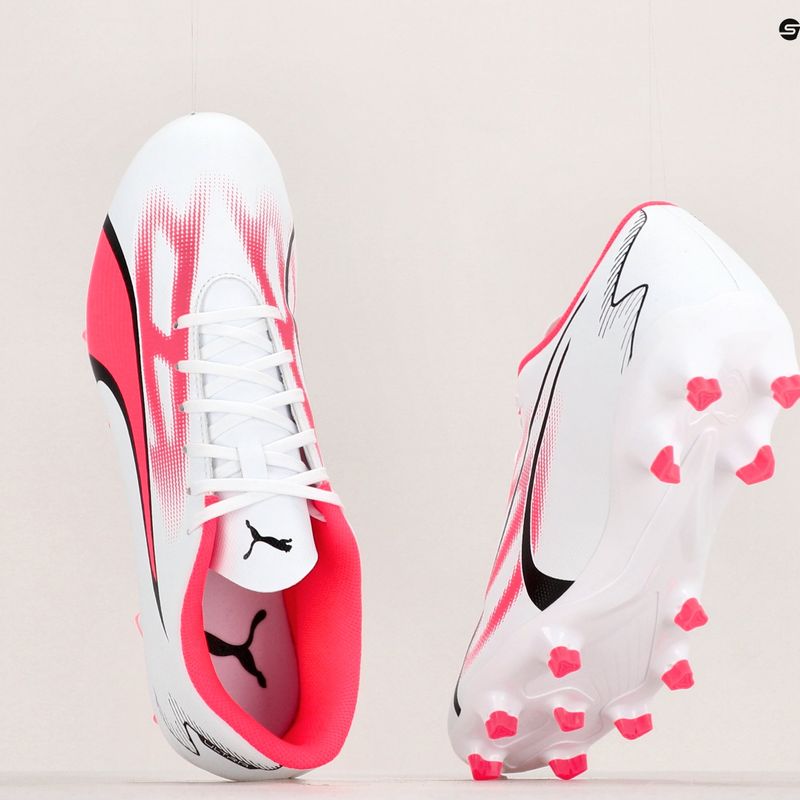 Buty piłkarskie męskie PUMA Ultra Play FG/AG puma white/puma black/fire orchid 17