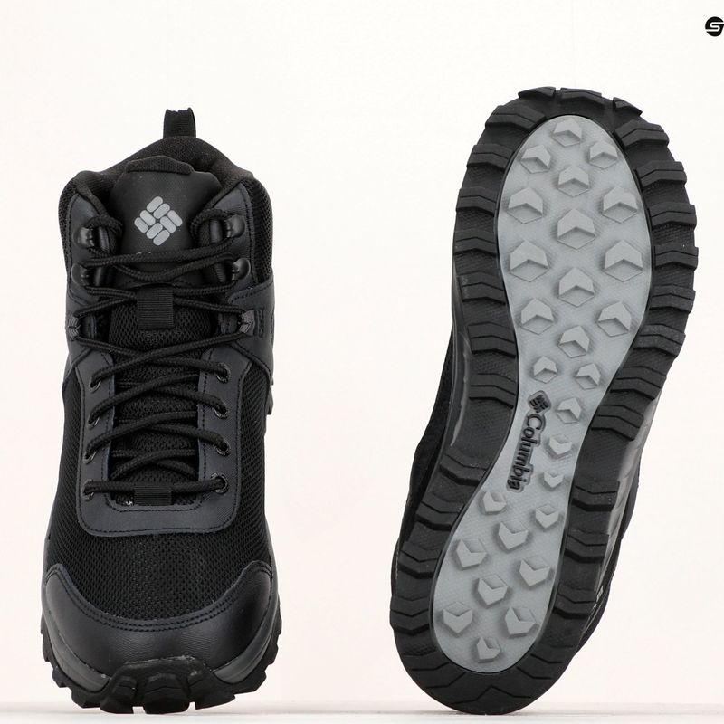 Buty trekkingowe męskie Columbia Trailstorm Ascend Mid WP black/dark grey 15