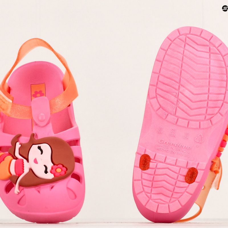 Sandały dziecięce Ipanema Summer VIII pink/orange 14