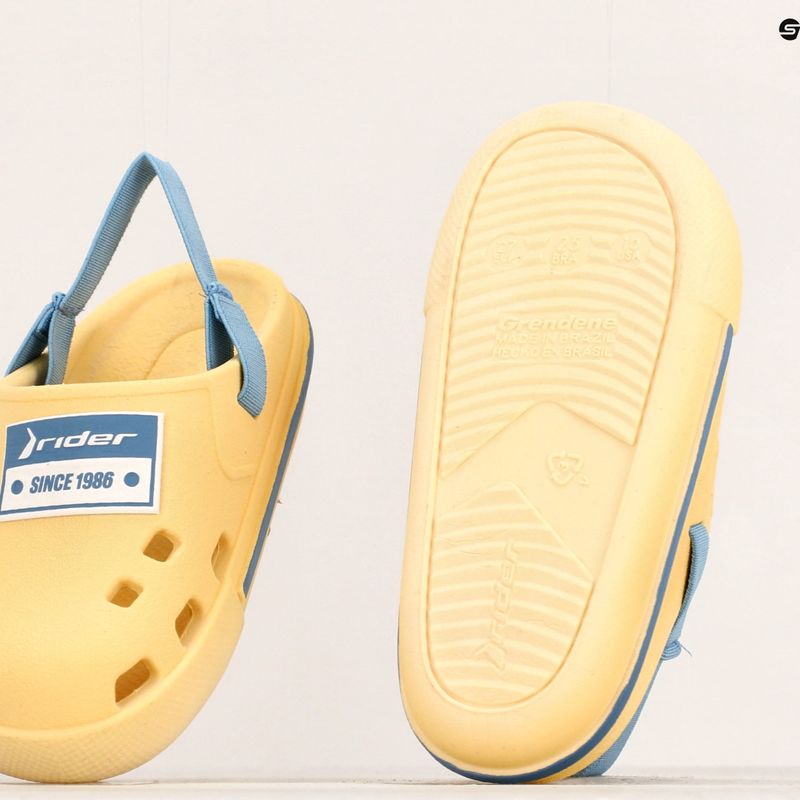 Sandały dziecięce RIDER Drip Babuch Ki yellow/blue 15