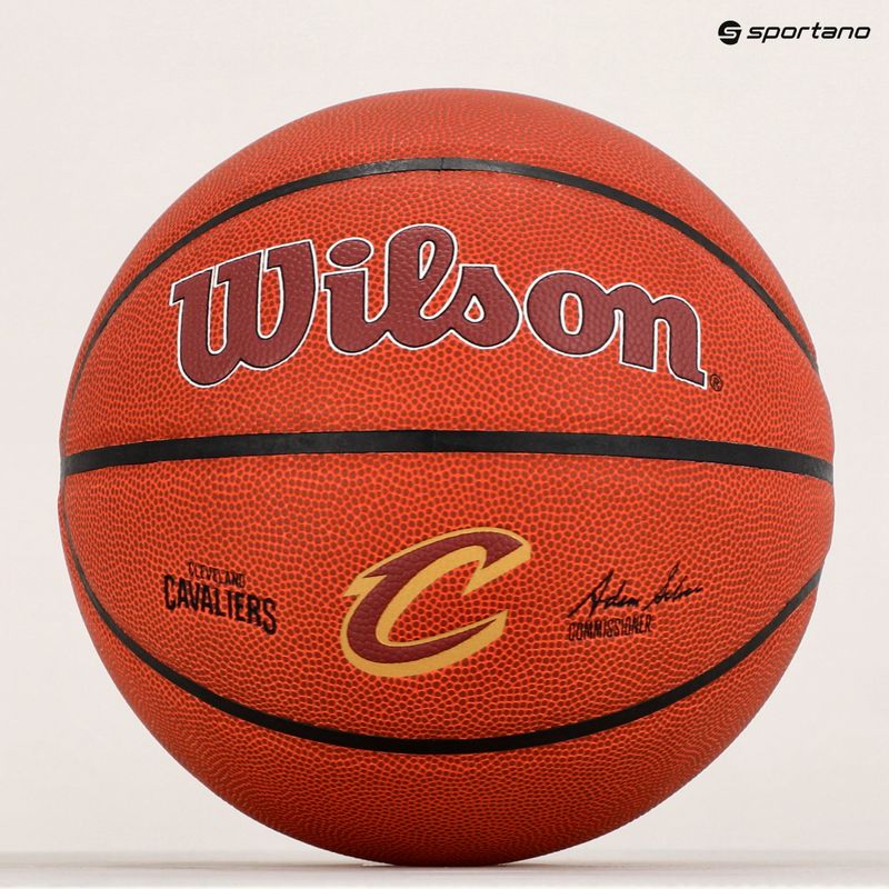 Piłka do koszykówki Wilson NBA Team Alliance Cleveland Cavaliers rozmiar 7 8