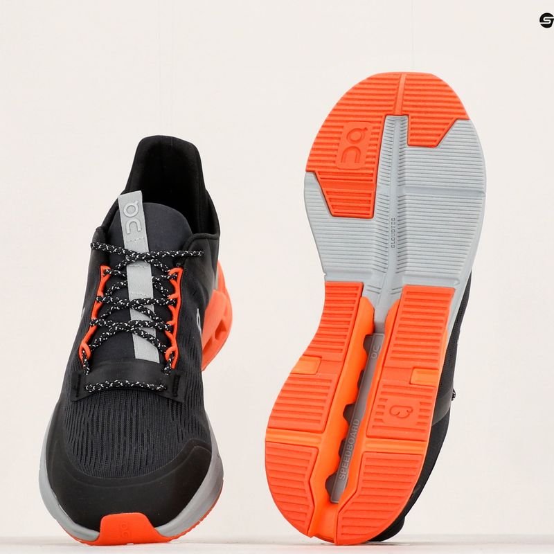 Buty do biegania męskie On Running Cloudnova Flux black/flame 13