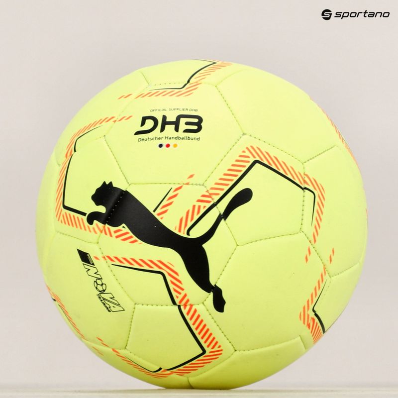 Piłka do piłki ręcznej dziecięca PUMA Nova Training fizzy light/fiery coral rozmiar 1 6