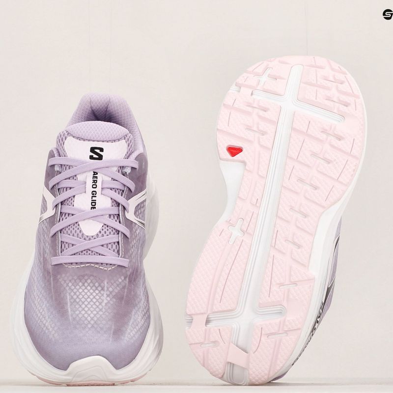 Buty do biegania damskie Salomon Aero Glide orchid bloom/cradle pink/white 19