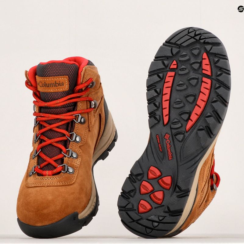 Buty trekkingowe damskie Columbia Newton Ridge Plus WP Amped elk/ mountain red 286 21